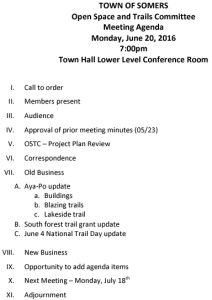 Icon of 20160620 Open Space And Trails Committe Meeting Agenda
